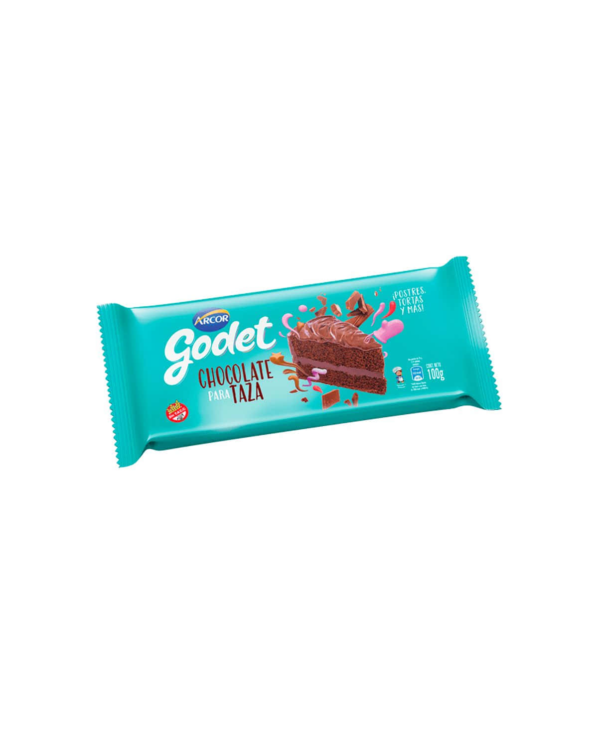 Chocolate Para Taza Arcor Godet 100 Gr